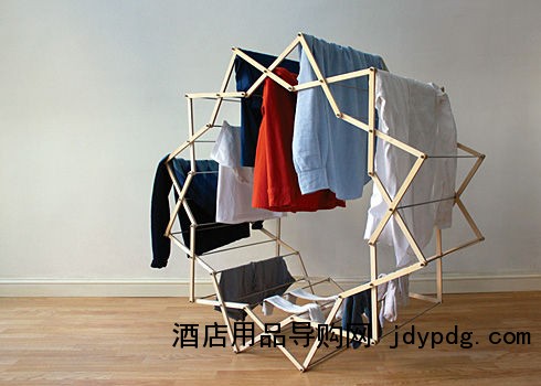 绝望主妇晾衣挚爱 可伸缩的星形晾衣架 