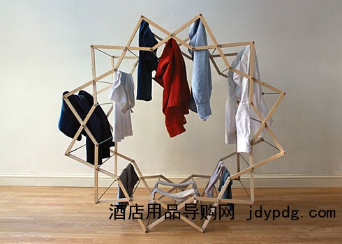绝望主妇晾衣挚爱 可伸缩的星形晾衣架 