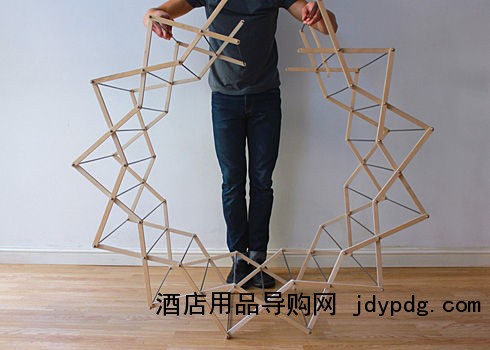 绝望主妇晾衣挚爱 可伸缩的星形晾衣架 