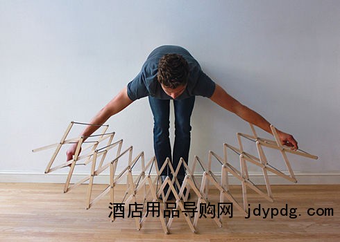 绝望主妇晾衣挚爱 可伸缩的星形晾衣架 